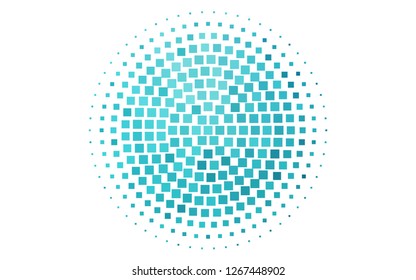 Light BLUE vector cover in polygonal style. Rectangles on abstract background with colorful gradient. Best design for your ad, poster, banner.