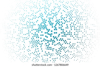 Light BLUE vector cover in polygonal style. Modern abstract illustration with colorful rectangles. Modern template for your landing page.