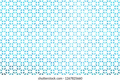 Light BLUE vector cover in polygonal style. Glitter abstract illustration with triangular shapes. Pattern can be used for websites.