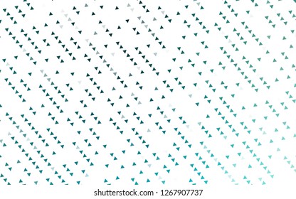 Light BLUE vector cover in polygonal style. Beautiful illustration with triangles in nature style. Pattern can be used for websites.
