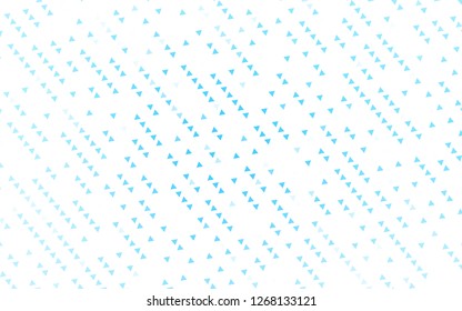 Light BLUE vector cover in polygonal style. Illustration with set of colorful triangles. Smart design for your business advert.