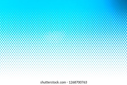 Light BLUE vector cover in polygonal style. Modern abstract illustration with colorful rectangles. The template can be used as a background.