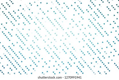 Light BLUE vector cover in polygonal style. Abstract gradient illustration with triangles. Modern template for your landing page.