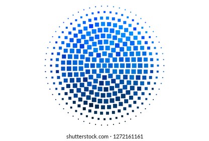 Light BLUE vector cover in polygonal style. Modern abstract illustration with colorful rectangles. Smart design for your business advert.