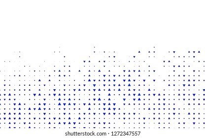 Light BLUE vector cover in polygonal style. Decorative design in abstract style with triangles. Best design for your ad, poster, banner.