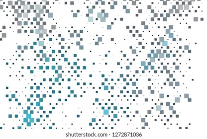 Light BLUE vector cover in polygonal style. Abstract gradient illustration with rectangles. Modern template for your landing page.