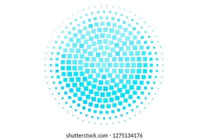 Light BLUE vector cover in polygonal style. Beautiful illustration with rectangles and squares. Modern template for your landing page.