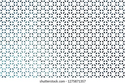 Light BLUE vector cover in polygonal style. Modern abstract illustration with colorful triangles. Modern template for your landing page.