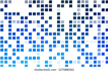 Light BLUE vector cover in polygonal style. Abstract gradient illustration with rectangles. The template can be used as a background.