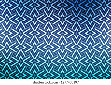 Light BLUE vector cover in polygonal style. Triangles on abstract background with colorful gradient. Modern template for your landing page.