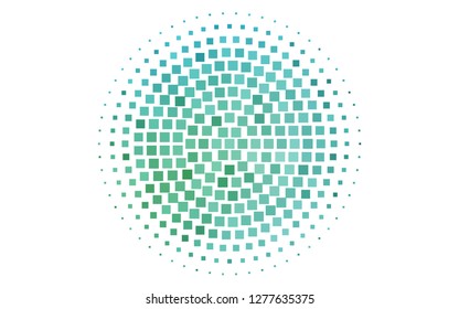 Light BLUE vector cover in polygonal style. Decorative design in abstract style with rectangles. Smart design for your business advert.