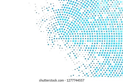 Light BLUE vector cover in polygonal style. Abstract gradient illustration with rectangles. Modern template for your landing page.