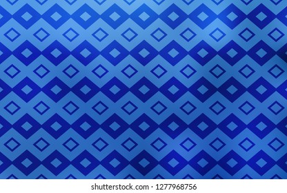 Light BLUE vector cover in polygonal style. Modern abstract illustration with colorful rectangles. Modern template for your landing page.