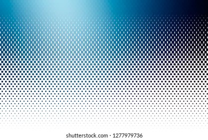 Light BLUE vector cover in polygonal style. Decorative design in abstract style with rectangles. Best design for your ad, poster, banner.