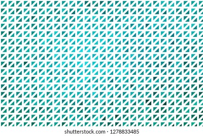 Light BLUE vector cover in polygonal style. Illustration with set of colorful triangles. Smart design for your business advert.