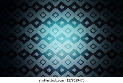 Light BLUE vector cover in polygonal style. Illustration with set of colorful rectangles. Pattern for busines ad, booklets, leaflets
