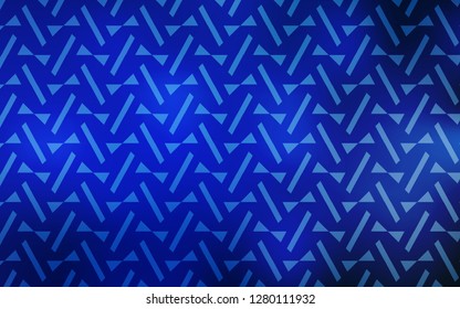 Light BLUE vector cover with polygonal style. Decorative design in abstract style with triangles. Pattern for websites.