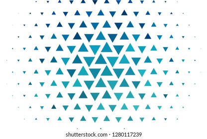 Light BLUE vector cover in polygonal style. Modern abstract illustration with colorful triangles. Pattern can be used for websites.