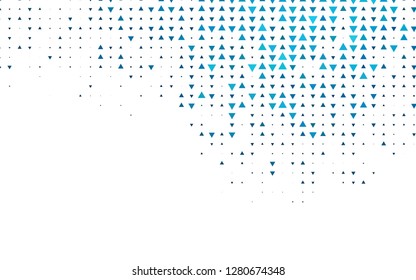 Light BLUE vector cover in polygonal style. Beautiful illustration with triangles in nature style. Best design for your ad, poster, banner.