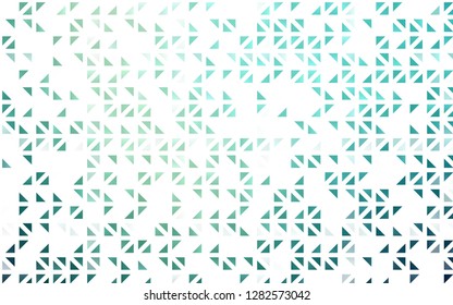Light BLUE vector cover in polygonal style. Decorative design in abstract style with triangles. Pattern for busines ad, booklets, leaflets