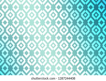 Light BLUE vector cover in polygonal style. Modern abstract illustration with colorful rectangles. Pattern for commercials.