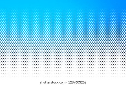 Light BLUE vector cover in polygonal style. Abstract gradient illustration with rectangles. Pattern for busines ad, booklets, leaflets