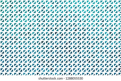 Light BLUE vector cover in polygonal style. Abstract gradient illustration with triangles. Pattern can be used for websites.
