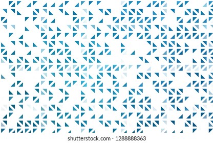 Light BLUE vector cover in polygonal style. Modern abstract illustration with colorful triangles. Template for wallpapers.