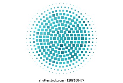 Light BLUE vector cover in polygonal style. Glitter abstract illustration with rectangular shapes. Best design for your ad, poster, banner.
