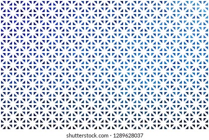 Light BLUE vector cover in polygonal style. Beautiful illustration with triangles in nature style. Best design for your ad, poster, banner.