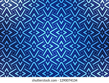 Light BLUE vector cover in polygonal style. Modern abstract illustration with colorful triangles. Smart design for your business advert.