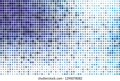 Light BLUE vector cover in polygonal style. Abstract gradient illustration with rectangles. Best design for your ad, poster, banner.