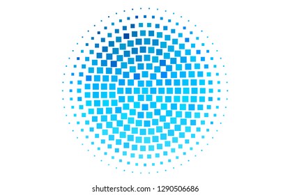 Light BLUE vector cover in polygonal style. Illustration with set of colorful rectangles. Modern template for your landing page.