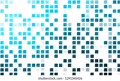 Light BLUE vector cover in polygonal style. Abstract gradient illustration with rectangles. Modern template for your landing page.