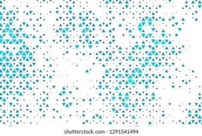 Light BLUE vector cover in polygonal style. Modern abstract illustration with colorful triangles. Smart design for your business advert.