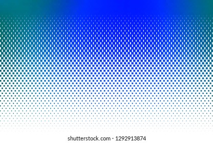 Light BLUE vector cover in polygonal style. Beautiful illustration with rectangles and squares. Pattern for commercials.