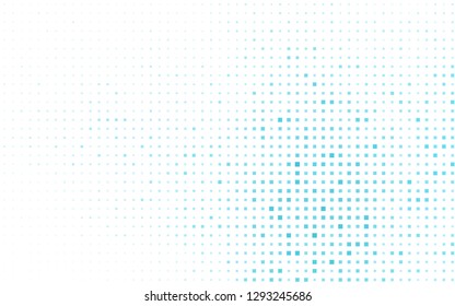 Light BLUE vector cover in polygonal style. Decorative design in abstract style with rectangles. Smart design for your business advert.