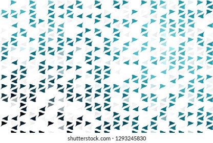 Light BLUE vector cover in polygonal style. Beautiful illustration with triangles in nature style. Pattern for busines ad, booklets, leaflets