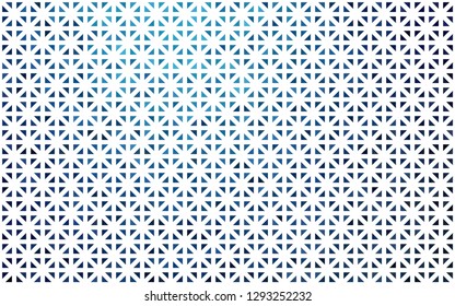 Light BLUE vector cover in polygonal style. Decorative design in abstract style with triangles. Pattern for busines ad, booklets, leaflets