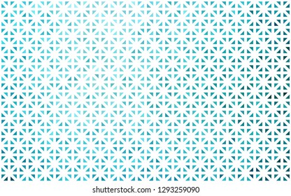 Light BLUE vector cover in polygonal style. Abstract gradient illustration with triangles. Smart design for your business advert.