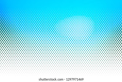 Light BLUE vector cover in polygonal style. Abstract gradient illustration with rectangles. Pattern for commercials.