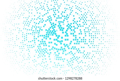 Light BLUE vector cover in polygonal style. Abstract gradient illustration with rectangles. Pattern for busines ad, booklets, leaflets