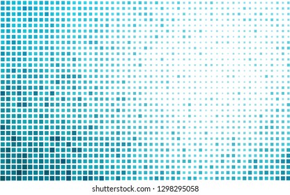 Light BLUE vector cover in polygonal style. Illustration with set of colorful rectangles. Pattern for busines ad, booklets, leaflets