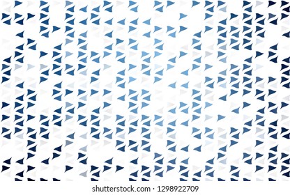 Light BLUE vector cover in polygonal style. Abstract gradient illustration with triangles. Pattern for busines ad, booklets, leaflets