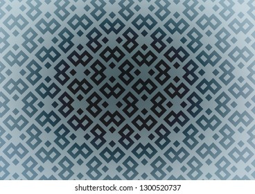 Light BLUE vector cover in polygonal style. Glitter abstract illustration with rectangular shapes. Modern template for your landing page.