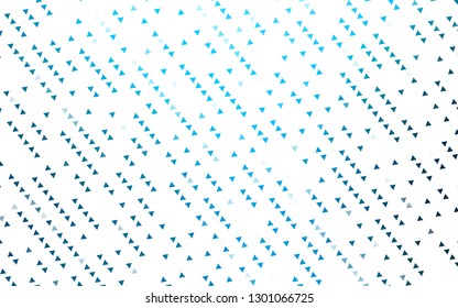 Light BLUE vector cover in polygonal style. Beautiful illustration with triangles in nature style. Best design for your ad, poster, banner.