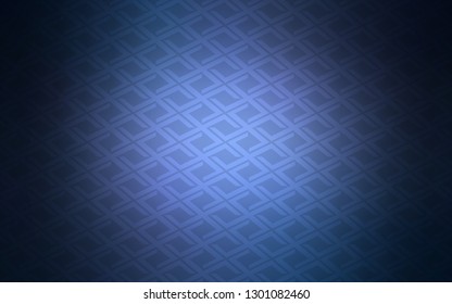 Light BLUE vector cover in polygonal style. Abstract gradient illustration with rectangles. Best design for your ad, poster, banner.