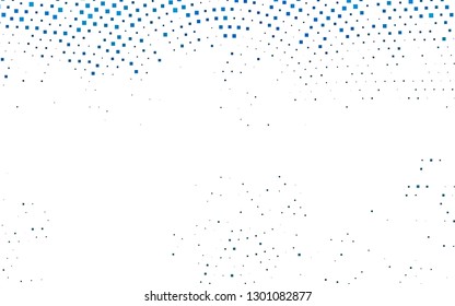 Light BLUE vector cover in polygonal style. Beautiful illustration with rectangles and squares. Best design for your ad, poster, banner.