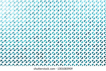 Light BLUE vector cover in polygonal style. Illustration with set of colorful triangles. Pattern for commercials.