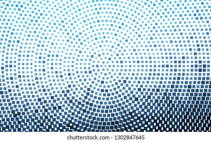 Light BLUE vector cover in polygonal style. Rectangles on abstract background with colorful gradient. The template can be used as a background.